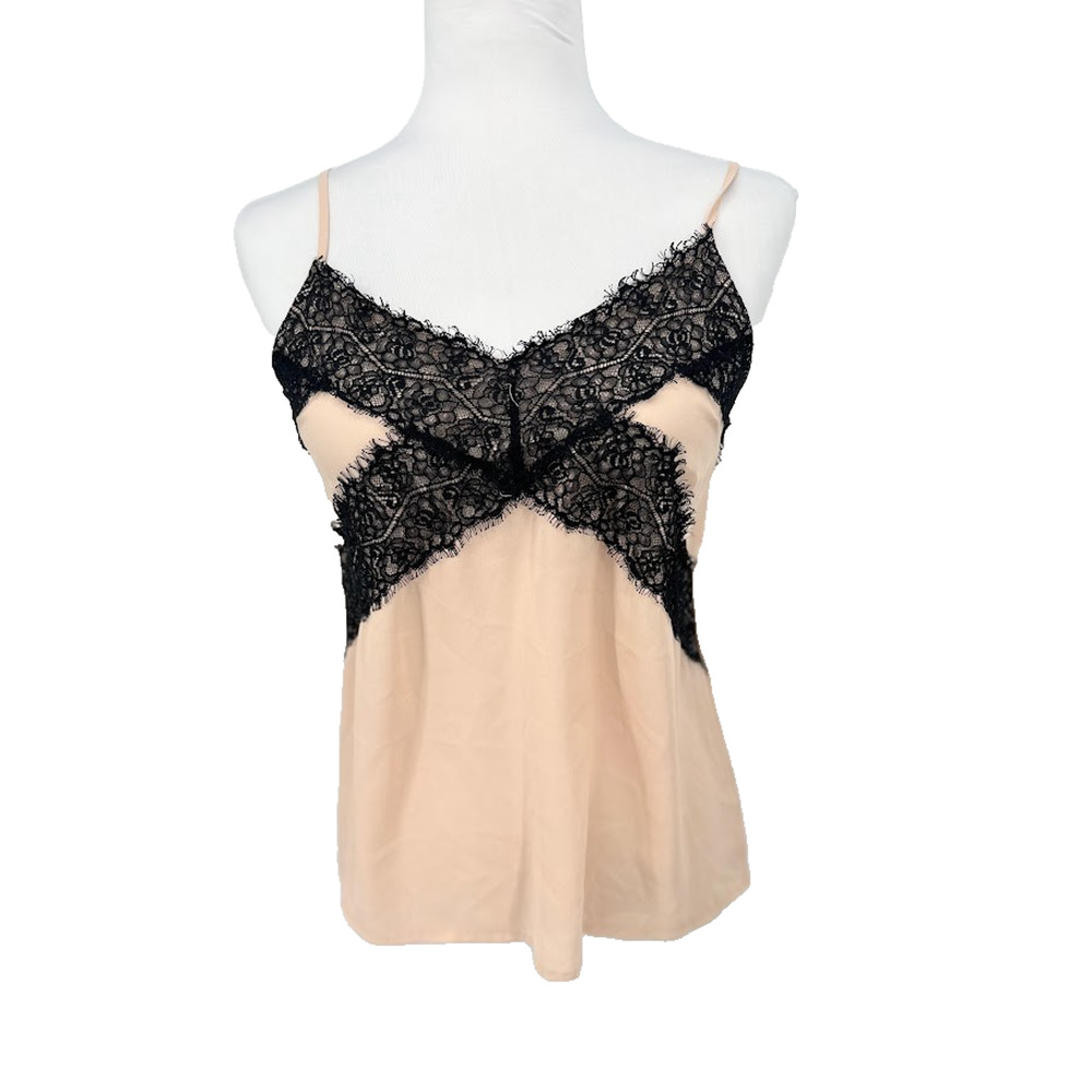 Vintage Y2K Forever 21 Tank Top Cami Lace Womens Small Whimsygoth Fairy Romantic